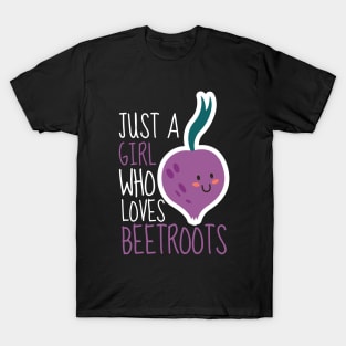 Just A Girl Who Loves Beetroots Cute T-Shirt